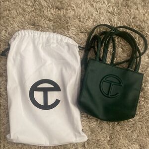 Telfar Dark Green Shopper Bag